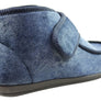 Homyped Mens Archie Comfort Adjustable Strap Extra Extra Wide Slippers