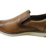 Ferricelli Lawrence Mens Comfort Leather Slip On Shoes Made In Brazil