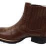 D Milton Ace Mens Leather Comfortable Western Cowboy Chelsea Boots