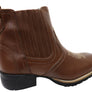 D Milton Ace Mens Leather Comfortable Western Cowboy Chelsea Boots