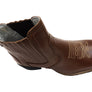 D Milton Ace Mens Leather Comfortable Western Cowboy Chelsea Boots