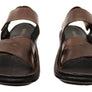 Savelli Sebastian Mens Leather Adjustable Sandals Made In Brazil