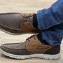 Ferricelli Anchor Men Cushioned Casual Comfort Leather Lace Up Shoes