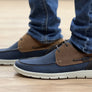 Ferricelli Anchor Men Cushioned Casual Comfort Leather Lace Up Shoes