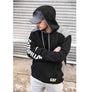 Caterpillar Mens Comfortable Versatile Logo Panel Hooded Sweat Shirt