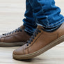 Ferricelli Finch Mens Leather Lace Up Casual Shoes Made In Brazil