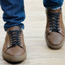 Ferricelli Finch Mens Leather Lace Up Casual Shoes Made In Brazil