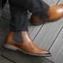 Savelli Legend Mens Comfort Leather Chelsea Dress Boots Made In Brazil