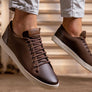 Perlatto Dan Mens Brazilian Comfortable Leather Slip On Casual Shoes