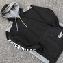 Caterpillar Mens Comfortable Versatile Logo Panel Hooded Sweat Shirt