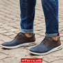 Ferricelli Burke Mens Leather Lace Up Casual Shoes Made In Brazil
