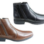 Savelli Aston Mens Comfortable Leather Dress Boots Made In Brazil