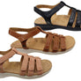 Revere Bronte Womens Comfortable Leather Sandals