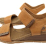 Sofft Verdi II Womens Leather Wedge Sandals With Comfort Footbed