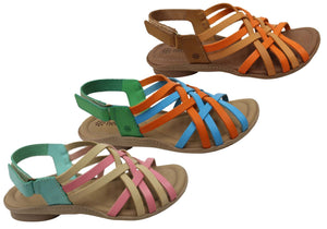 New Face Jessica Womens Comfortable Leather Sandals Made In Brazil