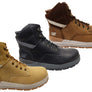 Caterpillar Mens Leather Impact Zip Carbon Composite Toe Work Boots