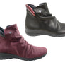 Flex & Go Melo Womens Comfortable Leather Ankle Boots Made In Portugal