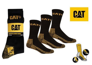 3 Pairs of Caterpillar Mens Everyday Essential Socks