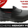 Skechers Womens Sure Track Slip Resistant Comfort Leather Work Shoes