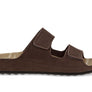 ECCO Mens Comfortable Leather 2nd Cozmo Slides Sandals