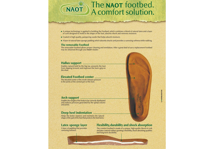 Naot Norel Womens Comfort Cushioned Orthotic Friendly Leather Sandals