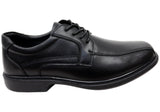 Explorer Mens Copper Leather Comfortable Lace Up Dress Shoes