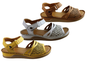 Orizonte Noble Womens European Comfortable Leather Sandals