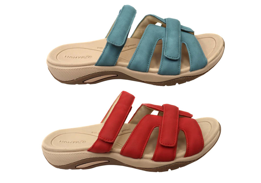 Homyped Inlet Slide Womens Comfortable Supportive Thongs Sandals