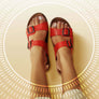 New Face Silvan Womens Comfort Leather Slides Sandals Made In Brazil