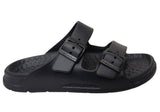 Pegada Cosmo Mens Comfortable Adjustable Slide Sandals Made In Brazil
