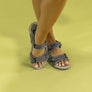 Scholl Orthaheel Bribie Womens Leather Adjustable Supportive Sandals