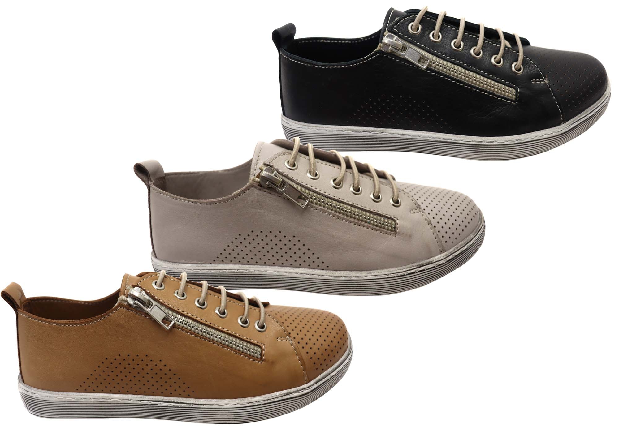 Orizonte Iris Womens European Comfortable Leather Casual Shoes