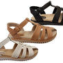 Comfortflex Kelly Womens Comfortable Leather Sandals Made In Brazil