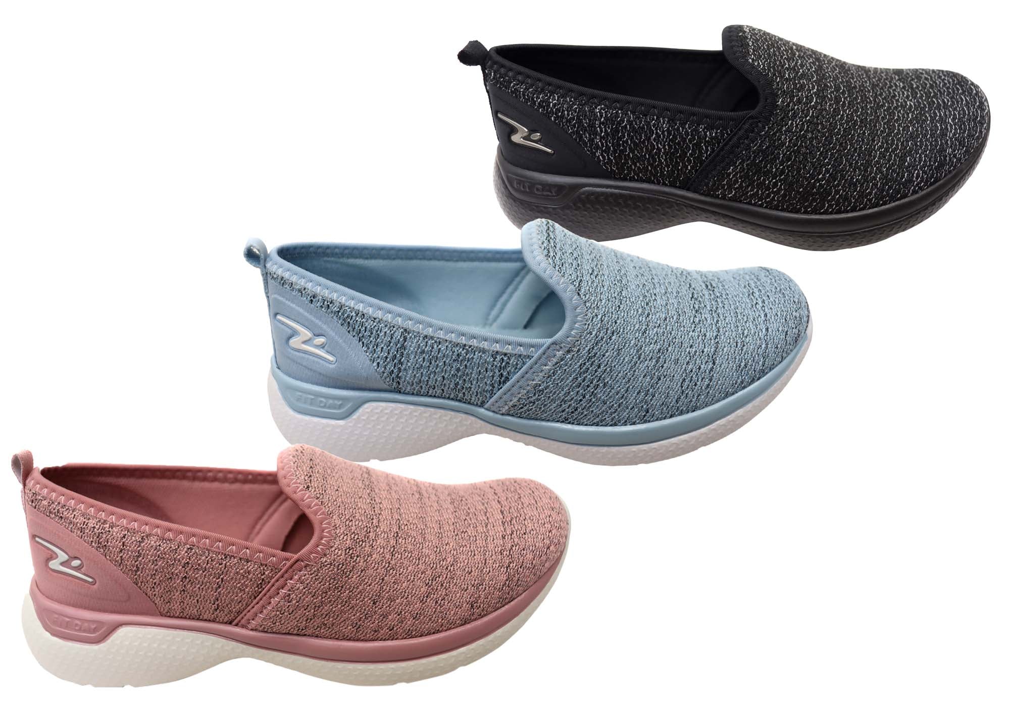 Adrun Glider Womens Comfortable Slip On Shoes Made In Brazil