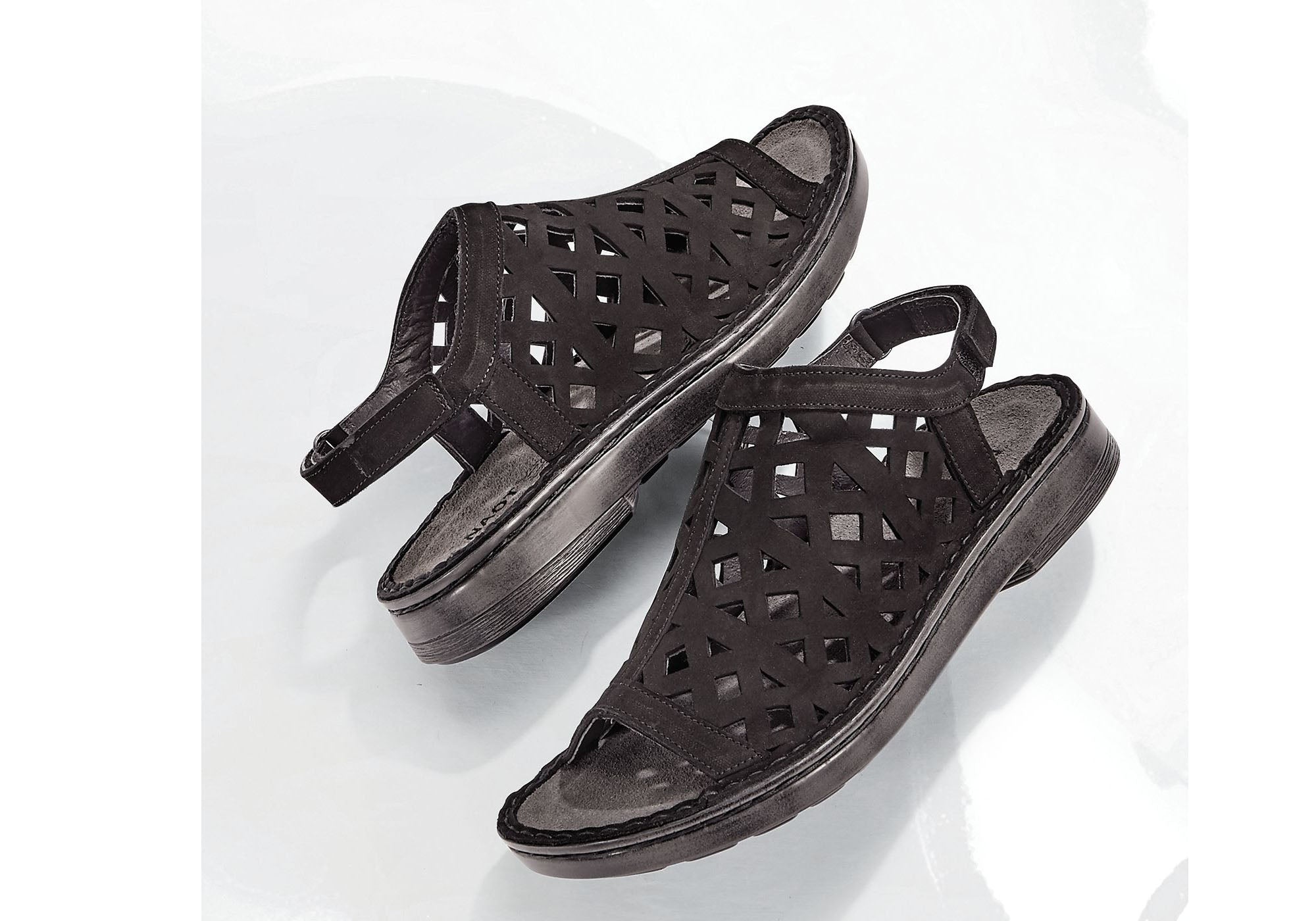 Naot Amadora Womens Leather Comfort Wide Fit Orthotic Friendly Sandals