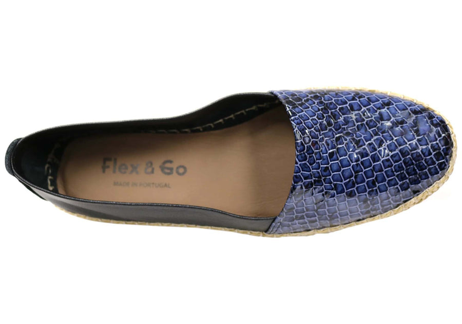 Flex & Go Pinta Womens Comfortable Leather Shoes Made In Portugal