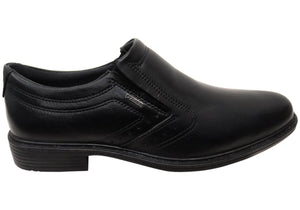 Pegada Kaine Mens Comfortable Brazilian Leather Slip On Dress Shoes