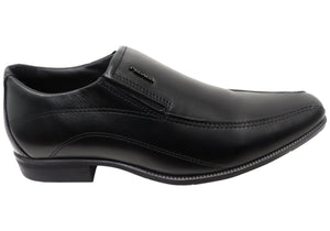 Pegada George Mens Comfortable Brazilian Leather Slip On Dress Shoes