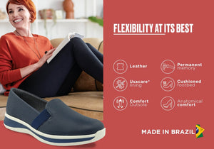 Usaflex Adalynn Womens Comfortable Leather Shoes Made In Brazil