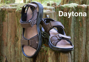 Propet Mens Daytona 3E Extra Wide Comfortable Adjustable Sandals