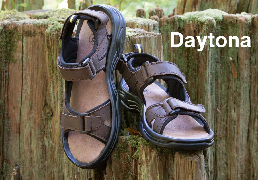 Propet Mens Daytona 3E Extra Wide Comfortable Adjustable Sandals