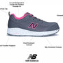 New Balance Logic Womens Composite Toe Wide Fit Work Shoes