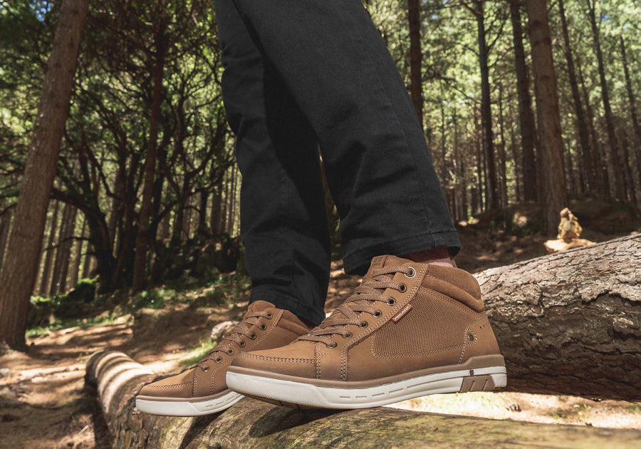 Pegada Mission Mens Comfortable Leather Boots Made In Brazil