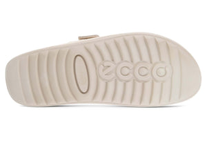 ECCO 2nd Cozmo Womens Comfortable Leather 2 Strap Slide Sandals