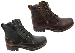 Pegada Diago Mens Comfortable Leather Boots Made In Brazil