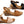 Orizonte Moonlight Womens European Leather Wedge Sandals