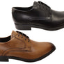 ECCO Mens Comfortable Leather Melbourne Lace Up Dress Shoes