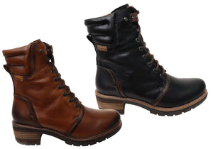 Pikolinos Womens San Sebastia Comfortable Leather Ankle Boots