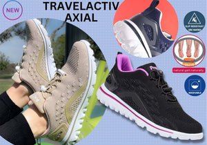Propet Womens Travelactiv Axial Comfortable Wide Width Walking Shoes