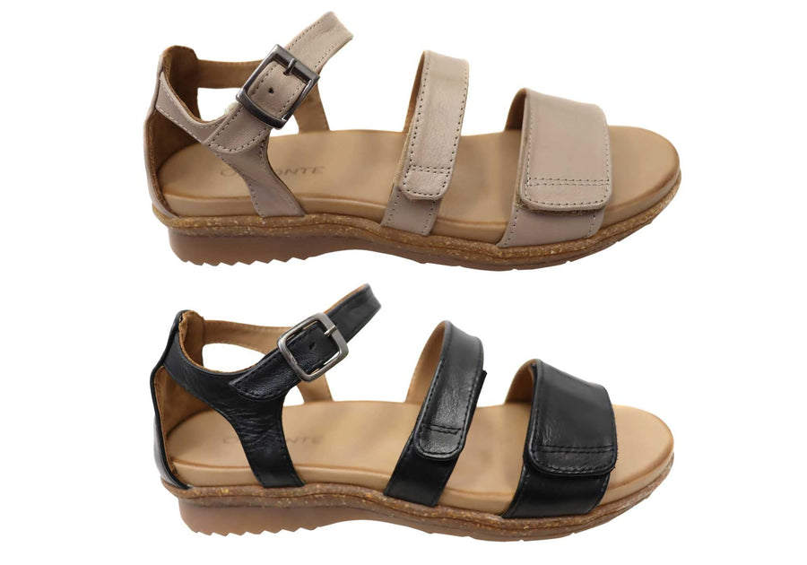 Orizonte Rye Womens Comfortable European Leather Sandals